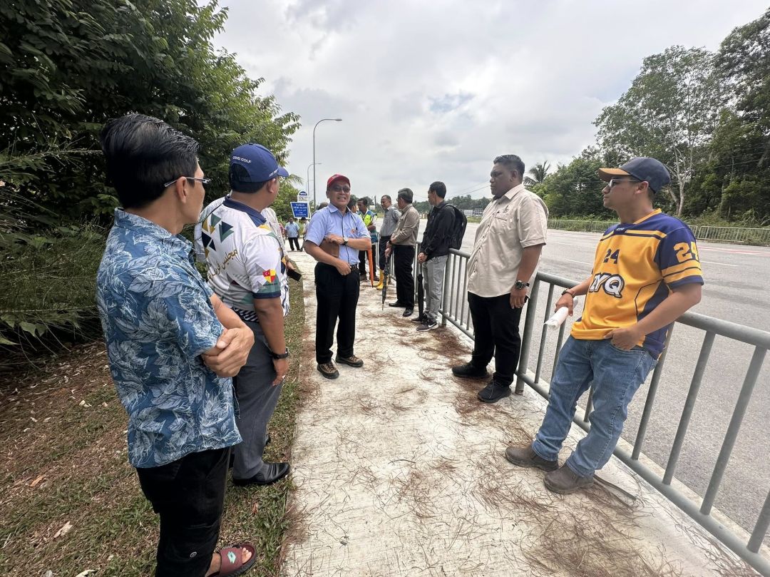 Lawatan tapak dan mesyuarat penyelarasan kerja-kerja pembaikan Kolam Takungan Fasa 10B di Pembangunan Hillpark Resources