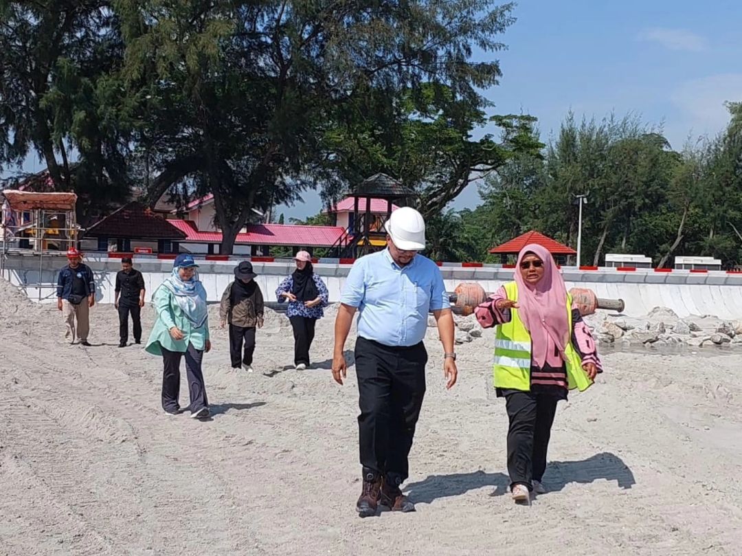 LAWATAN KE PEJABAT TAPAK PROJEK PEMULIHARAAN PANTAI MORIB OLEH PENGARAH JPS NEGERI SELANGOR