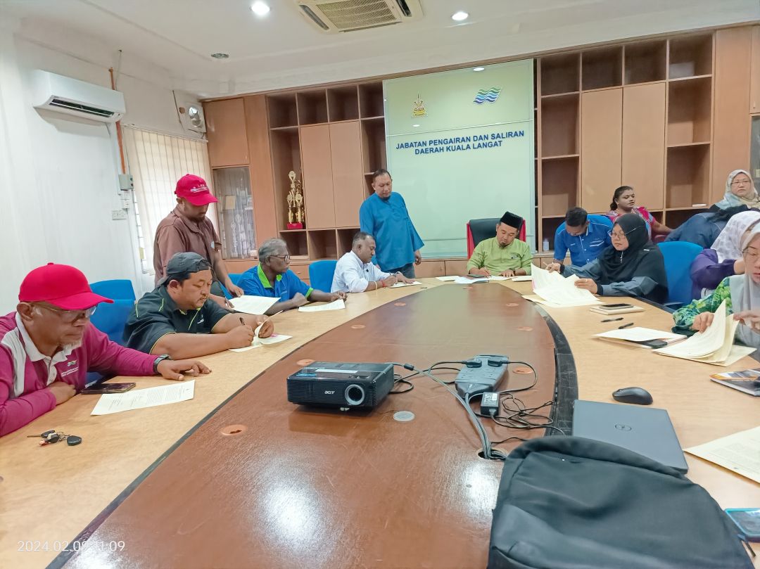 Perjumpaan  Bersama  Tuan Jurutera Daerah Yang Baharu