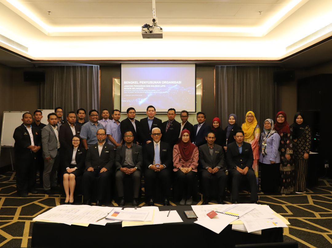 BENGKEL PENYUSUNAN ORGANISASI JABATAN PENGAIRAN DAN SALIRAN (JPS) NEGERI SELANGOR BERSAMA JABATAN PERHIDMATAN AWAM (JPA) DAN PEJABAT SETIAUSAHA KERAJAAN (SUK) NEGERI SELANGOR