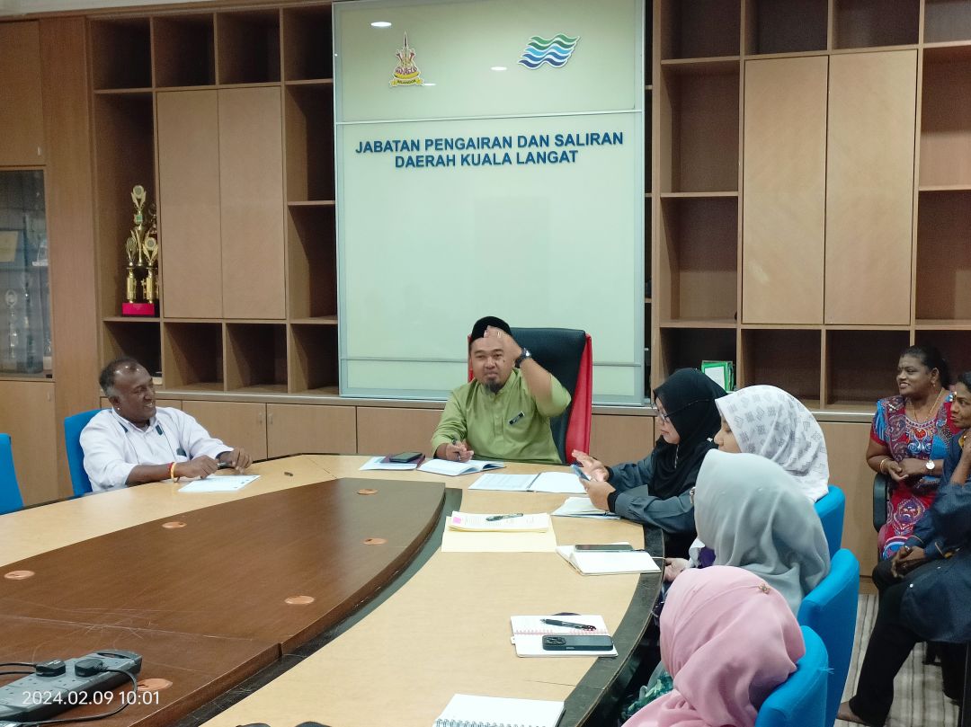 Perjumpaan  Bersama  Tuan Jurutera Daerah Yang Baharu