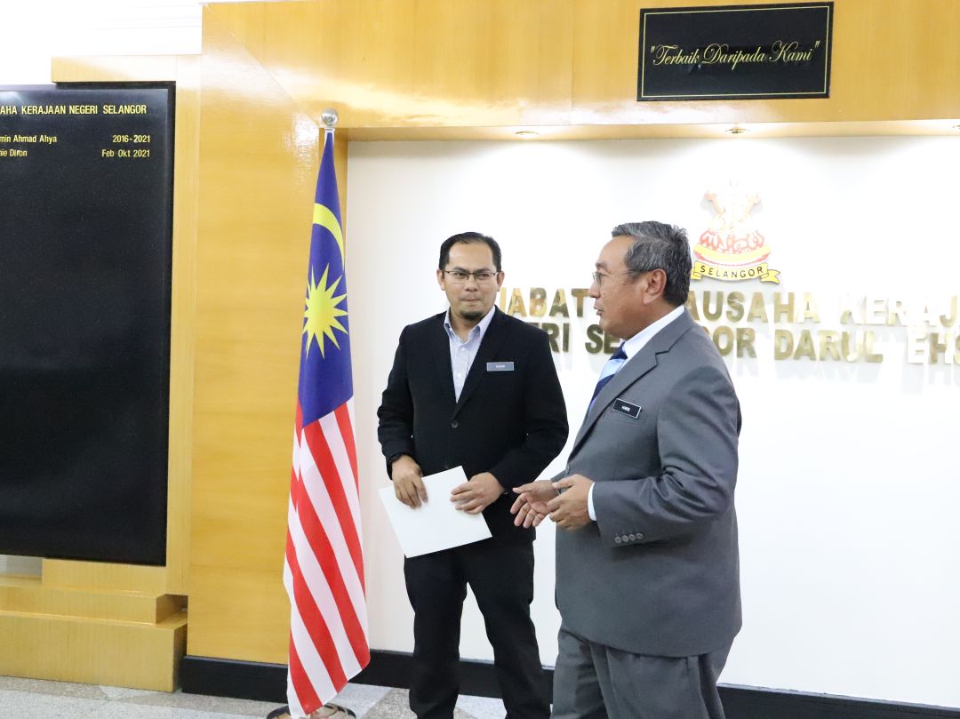 SESI PENYERAHAN SURAT PELANTIKAN PENGARAH JPS NEGERI SELANGOR