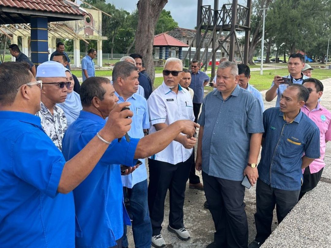 VISIT OF THE MINISTER OF AGRICULTURE AND FOOD SECURITY (KPKM) TO THE MORIB COAST CONSERVATION PROJECT WITH THE KUALA LANGAT FISHERMEN'S ASSOCIATION